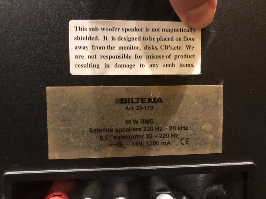 Głośniki PC Kino Domowe Subwoofer Satelity Zestaw Głośnikowy