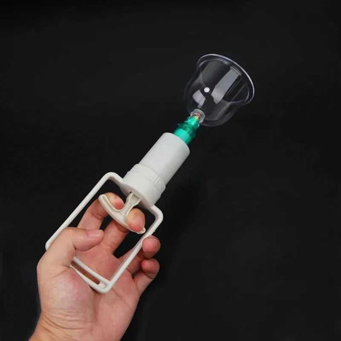 Масажні вакуумні банки набір/12 шт з насосом, антицелюлітний масаж