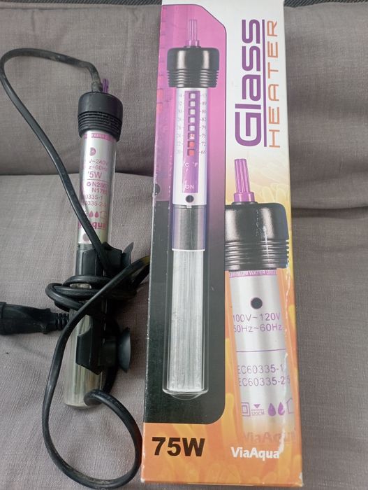 Обігрівач акваріумний ViaAqua 75w