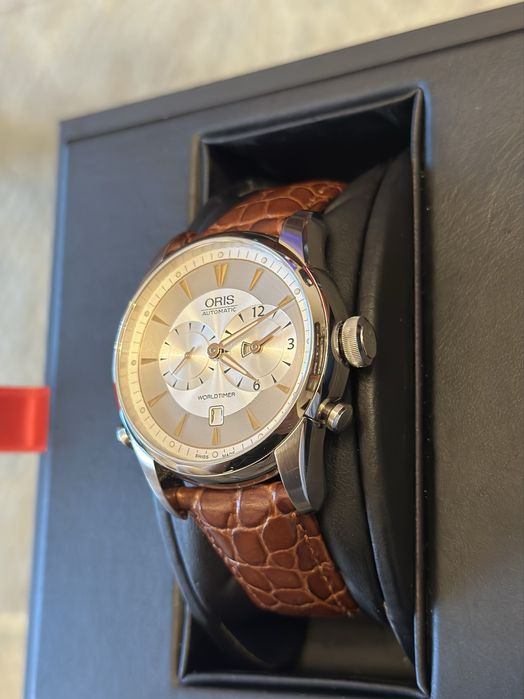 Zegarek automatyczny Oris Artelier Worldtimer