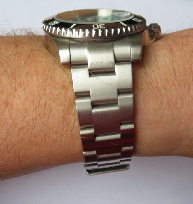 zegarek  diver  turkusowy automat   wr 300m