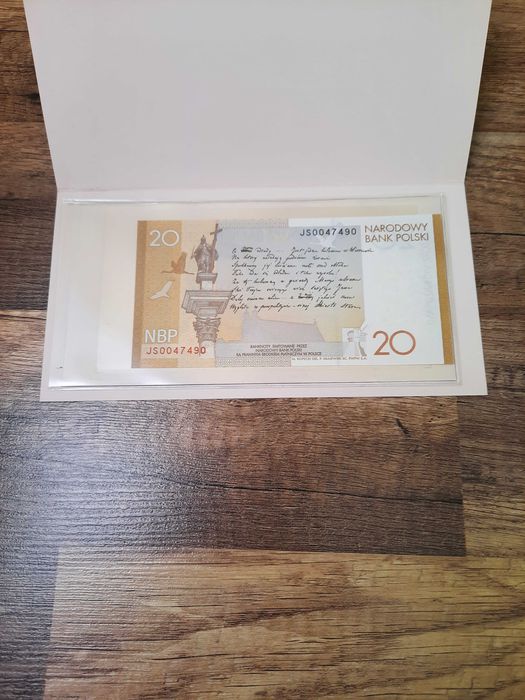 20zł Juliusz Słowacki  Banknot Kolekcionerski