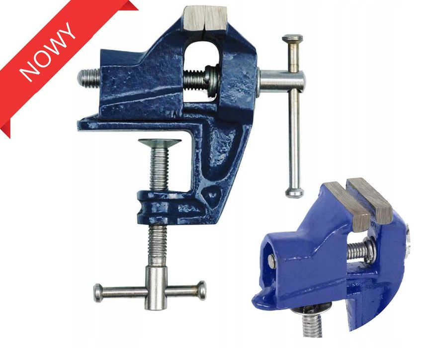 NOWE imadło VOREL 70mm stołowe przykręcane  żeliwne mocne do warsztatu