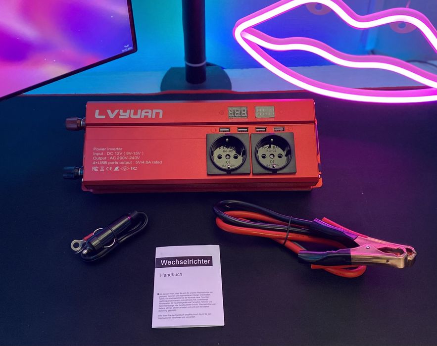 Инвертор 2000w 2kw 12v-220v / інвертор/ перетворювач/ преобразователь