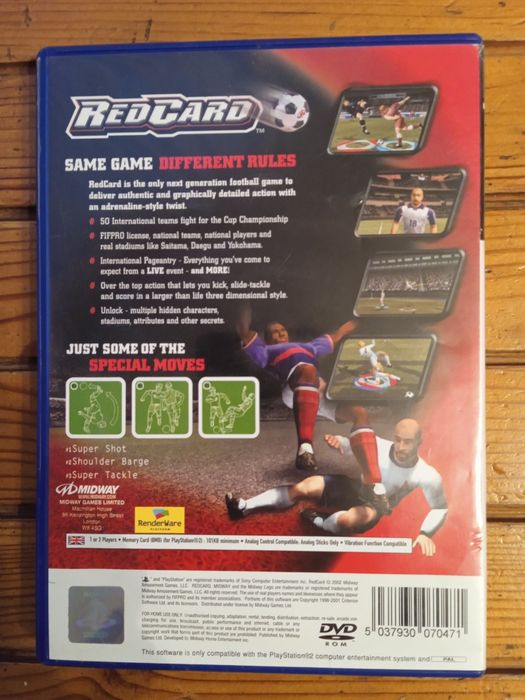 RedCard Red Card PS2