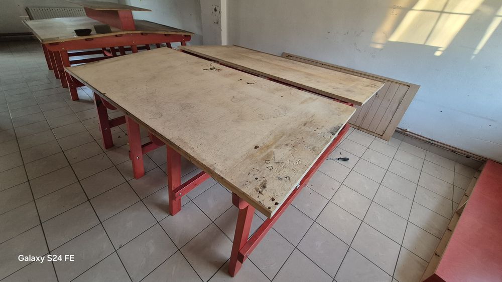 Duży stół krojczy warsztatowy  krawiecki roboczy