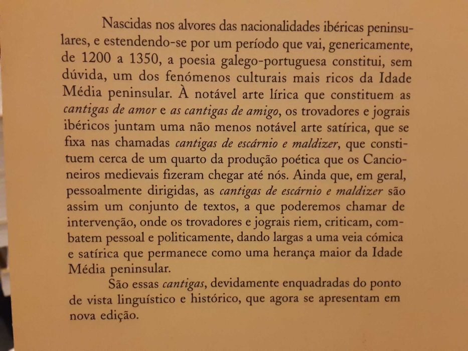 Cantigas de Escárnio e Maldizer