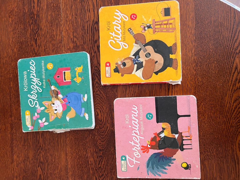 Trzy grające książeczki mały wirtuoz