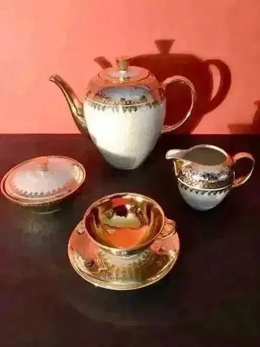 SERVIÇO de CAFÉ - Bavaria Waldershof - anos 50 - 10 chávenas