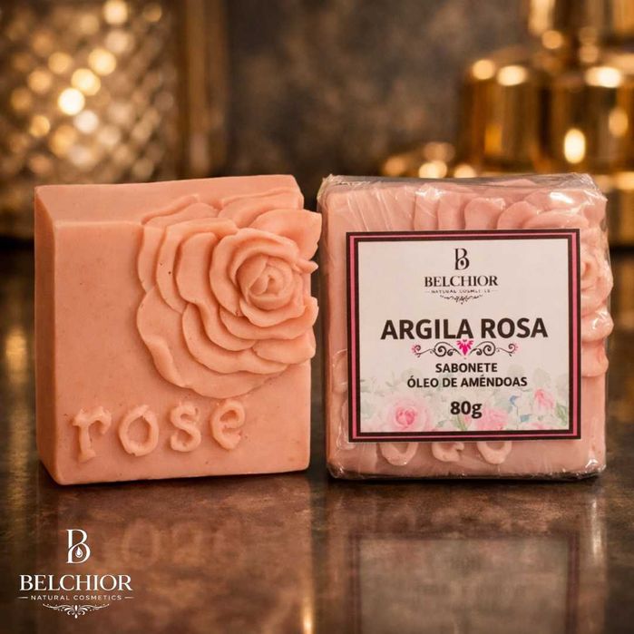 Sabonete de Argila Rosa – 80g