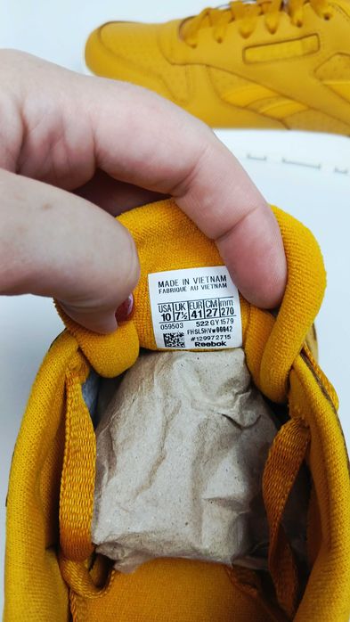 Жіночі кросівки Reebok Classic Leather Orange 41р