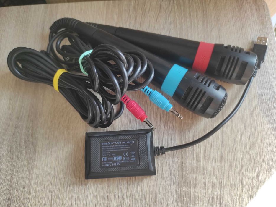 Mikrofony Sony Singstar przewodowe PS2 / PS3