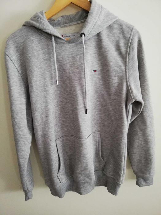 bluza Tommy Hilfiger S 36 M 38 szara bluza z kapturem M 38 Tommy