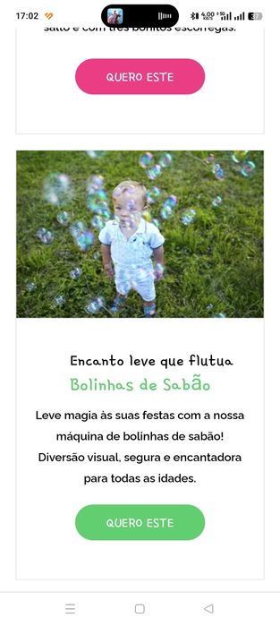 Aluguer de insufláveis