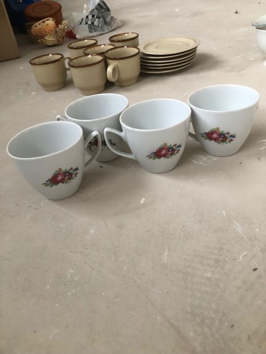 Filiżanki PRL porcelanowe