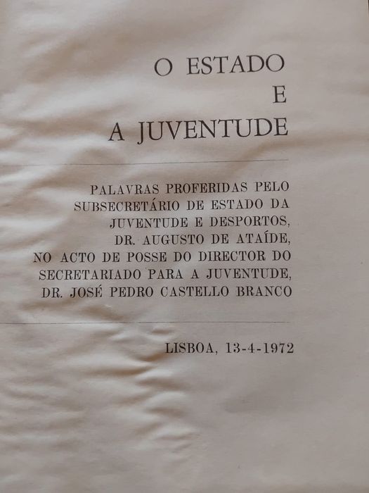 Livro “O Estado e a Juventude”