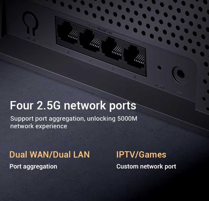 Роутер Xiaomi BE6500 з підтримкою Wi-Fi 7 Mesh Router маршрутизатор