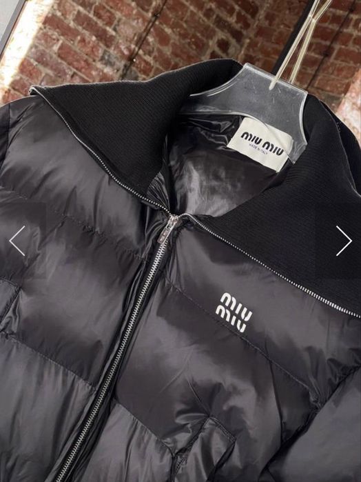 Пуховик укорочений MIU MIU