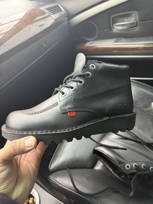 Взуття обув Чоловічі шкіряні черевики Kickers Original — нові