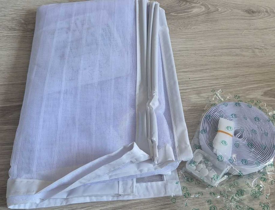 Apalus Prime moskitiera na drzwi magnetyczna moskitiera magnetyczna 100x200 cm biała