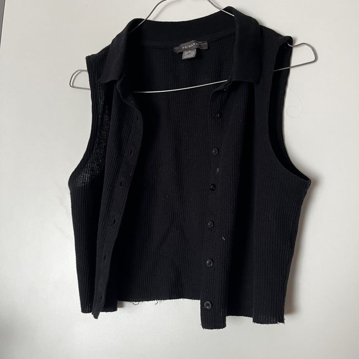 koszula zapinana bezrękawnik primark