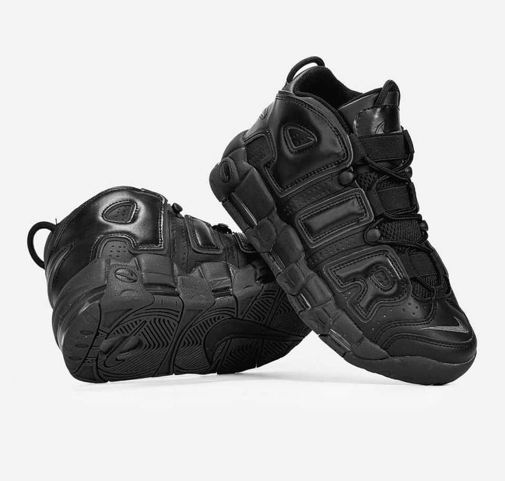 !ЛЮКС! Nike Air More Uptempo Black 36 37 38 39 40 41 42 43 44 45