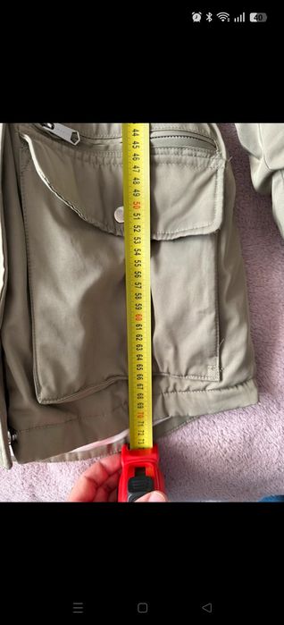 Ciepła kurtka zimowa damska AMISU XS z obszernym futerkiem