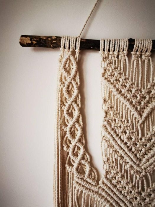 Makrama dekoracja ścienna , rękodzieło, handmade