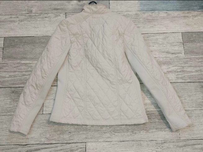Kurtka damska wiosenna S na M pikowana beż