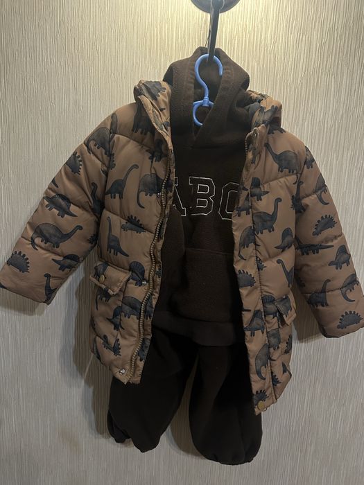 Костюм коричневый теплый