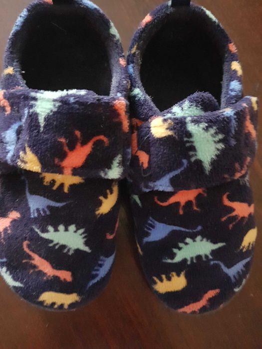 тапочки " Динозаврики " тепленькі 26 /27  стел. 16 см