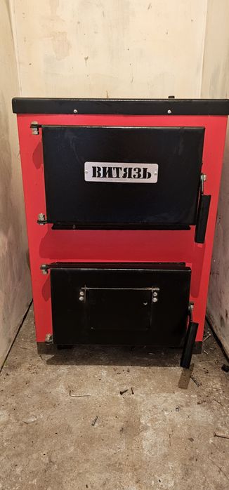 Котел Стальной твердотоплевный Буржуйка