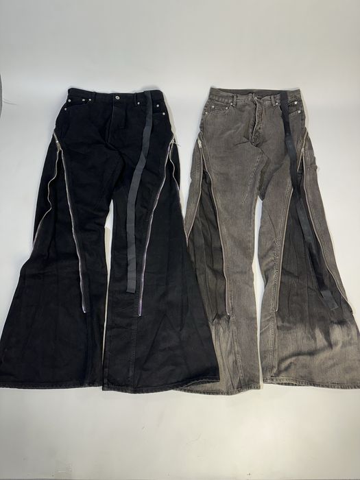 Клеш Rick Owens bolan banana cut jeans opium archive джинси