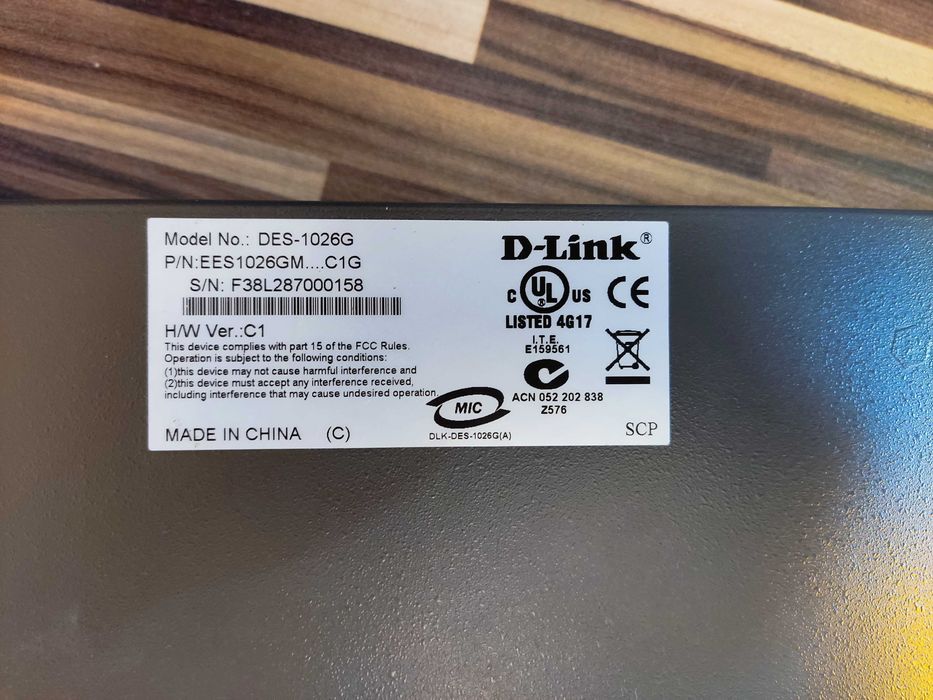 Switch D-LINK DES-1026g