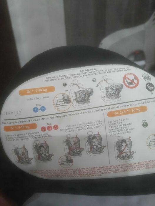 Cadeira bebe rotativa isofix