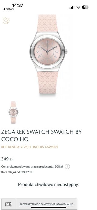Swatch Coco pink