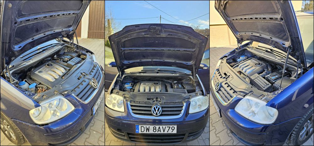 Samochód Volkswagen Touran 1.9 TDI 2003 rok