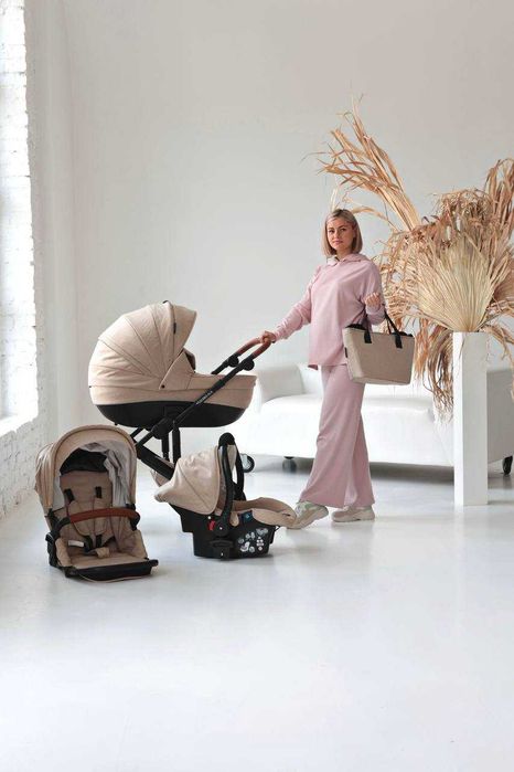 Коляска LIGERO LUX soft 2в1 + автокрісло