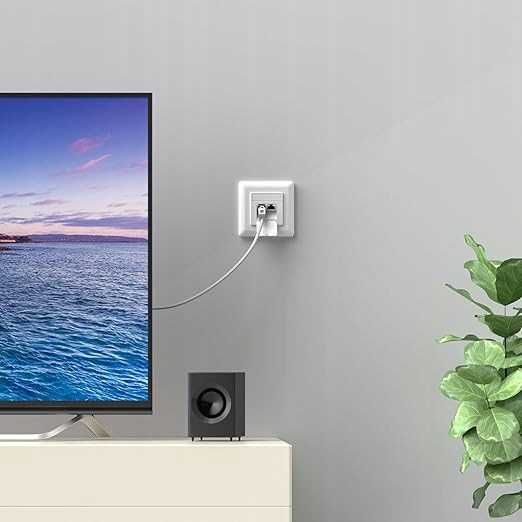 FGB gniazdo sieciowe CAT6A 2×RJ45 puszka