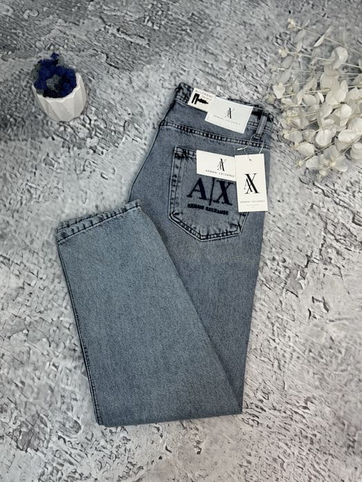 Джинсы Armani Exchange черные мужские джинси чоловічі Армани Армані