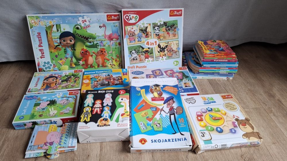 Puzzle i książeczki 3+