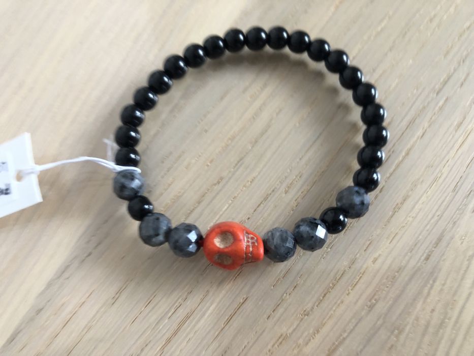 Bransoletka męska czaszka