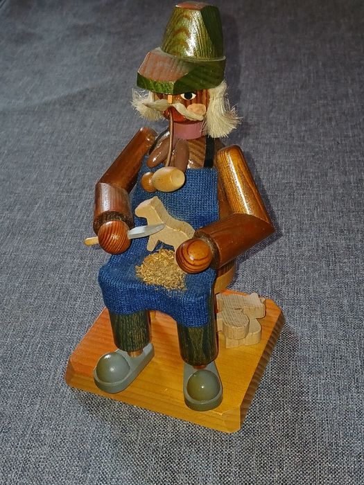 Räuchermännchen Christian Ulbricht figurka na kadzidełka DDR