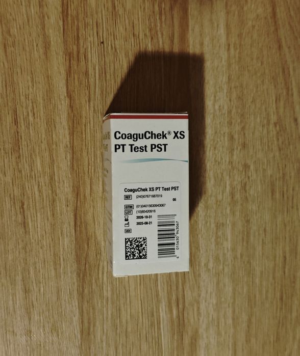 Тест полоски Coaguchek XS INRange PST MHO INR PT 24шт.Roche