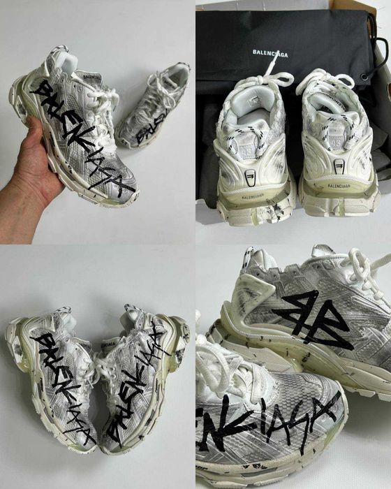 BALENCIAGA Runner кроссовки кеди кеды кросівки чорні sneakers 40 42 43