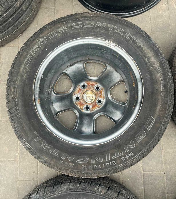 Колеса R16 6.5J Honda CRV диски + шини 215/70