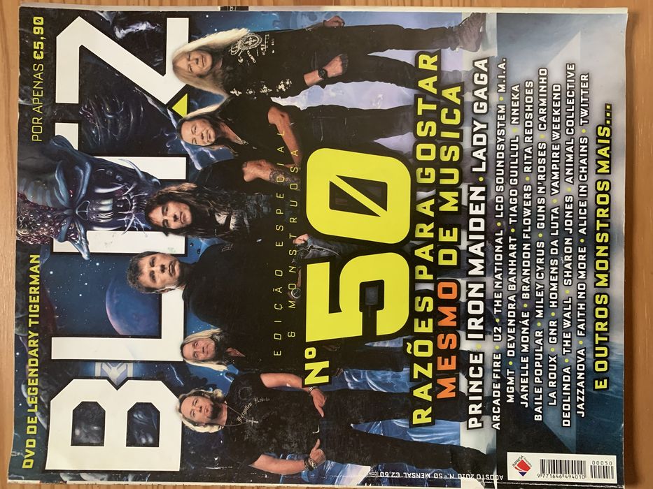 Revista Blitz Edição especial Iron Maiden