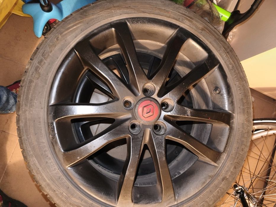 Oryginalne koła Renault laguna 3 z czujnikami opony letnie