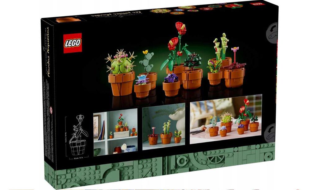 NOWE LEGO 10329 ICONS Małe Roślinki Oryginalne PREZENT Święta klocki