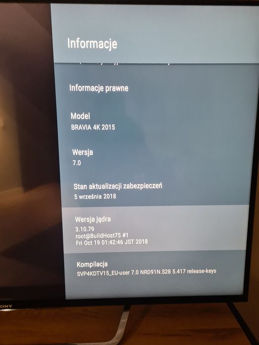 Telewizor Sony bravia KD-55X8508C